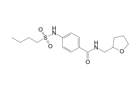 4-[(butylsulfonyl)amino]-N-(tetrahydro-2-furanylmethyl)benzamide