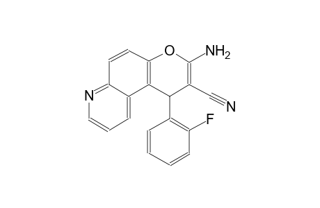 3-amino-1-(2-fluorophenyl)-1H-pyrano[3,2-f]quinoline-2-carbonitrile