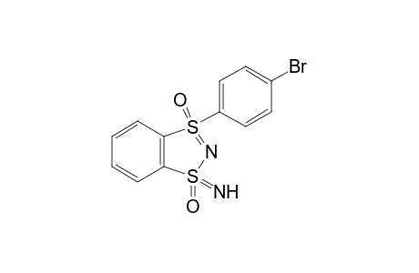 3-(4-Bromophenyl)-1-imino-1H-1.lambda.4-benzo[d][1,3,2]dithiazole 1,3-dioxide