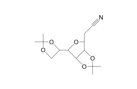 3,6-Anhydro-2-deoxy-4,5:7,8-di-O-isopropylidene-D-glycero-D-allo-octononitrile