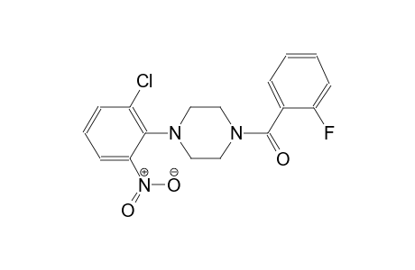[4-(2-Chloro-6-nitro-phenyl)-piperazin-1-yl]-(2-fluoro-phenyl)-methanone