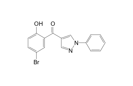 1-Phenyl-4-(5-bromo-2-hydroxybenzoyl)pyrazole