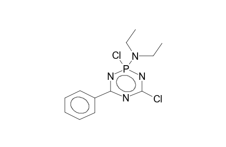 2,4-DICHLORO-2-DIETHYLAMINO-6-PHENYL-1,3,6,2-TRIAZAPHOSPHORINE