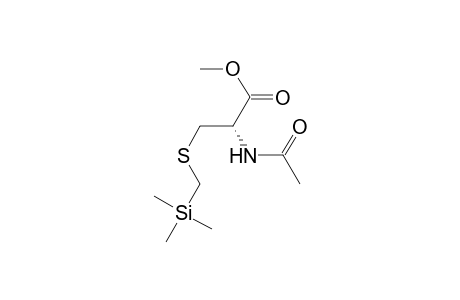 L-Cysteine, N-acetyl-S-[(trimethylsilyl)methyl]-, methyl ester