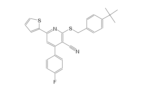 3-pyridinecarbonitrile, 2-[[[4-(1,1-dimethylethyl)phenyl]methyl]thio]-4-(4-fluorophenyl)-6-(2-thienyl)-