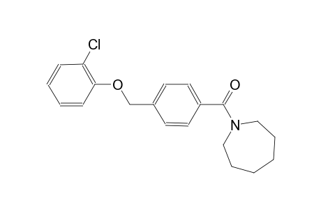 1-{4-[(2-chlorophenoxy)methyl]benzoyl}hexahydro-1H-azepine