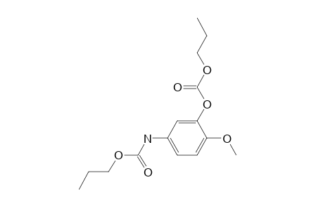 Phenol, 5-amino-2-methoxy-, N,o-bis(N-propyloxycarbonyl)-