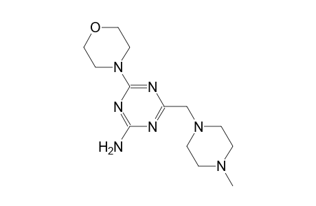 1,3,5-triazin-2-amine, 4-[(4-methyl-1-piperazinyl)methyl]-6-(4-morpholinyl)-