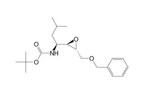 (2R,3R,4S)-(E)-4-[N-(tert-Butoxycarbonyl)amino]-6-methyl-1-(benzyloxy)-2,3-epoxyheptane