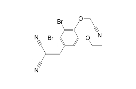 2-[2,3-dibromo-4-(cyanomethoxy)-5-ethoxybenzylidene]malononitrile