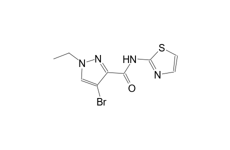 4-bromo-1-ethyl-N-(1,3-thiazol-2-yl)-1H-pyrazole-3-carboxamide