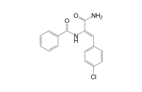 N-[(Z)-1-(Aminocarbonyl)-2-(4-chlorophenyl)ethenyl]benzamide