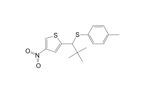 2,2-Dimethyl-1-(4'-nitro-2'-thienyl)propyl p-tolyl sulfide