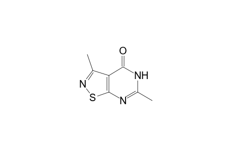 Isothiazolo[5,4-d]pyrimidin-4(5H)-one, 3,6-dimethyl-