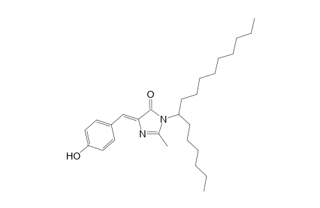 1-Decahexyl-2-methyl-4-(4-hydroxybenzyllidene)imidazolin-5-one