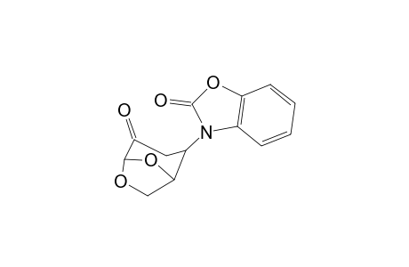 3-(4-Oxo-6,8-dioxa-bicyclo[3.2.1]oct-2-yl)-3H-benzooxazol-2-one