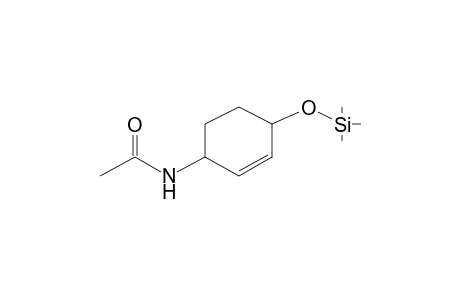 Cyclohexene, 3-acetamido-6-trimethylsilyloxy-, cis-