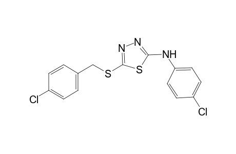 2-(p-chloroanilino)-5-[(p-chlorobenzyl)thio]-1,3,4-thiadiazole