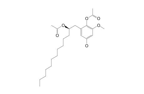 (2'R)-1-ACETOXY-6-(2'-ACETOXYTRIDECYL)-2-METHOXY-4-HYDROXYBENZENE