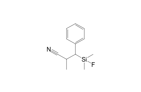 3-[fluoranyl(dimethyl)silyl]-2-methyl-3-phenyl-propanenitrile