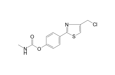 4-[4-(Chloromethyl)-1,3-thiazol-2-yl]phenyl methylcarbamate