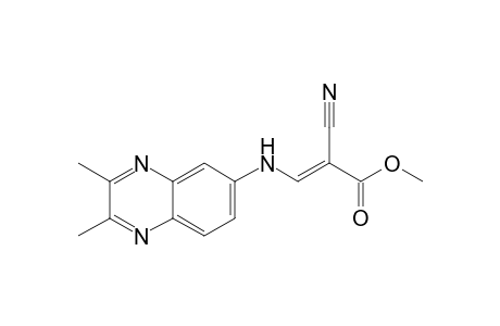 Methyl 2-cyano-3-[(2',3'-dimethylquinoxalin-6'-yl)aminomethylene]-acrylate