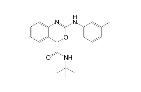 N-(tert-Butyl)-2-(3-methylphenylamino)-4H-3,1-benzoxazine-4-carboxamide
