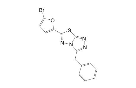 3-benzyl-6-(5-bromo-2-furyl)[1,2,4]triazolo[3,4-b][1,3,4]thiadiazole