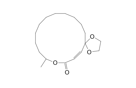 1,4,9-Trioxaspiro[4.15]eicos-6-en-8-one, 10-methyl-, (E)-