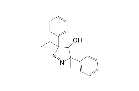 3-Ethyl-4,5-dihydro-5-methyl-3,5-diphenyl-3H-pyrazol-4-ol
