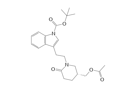 3-[2-[(5R)-5-(acetoxymethyl)-2-keto-piperidino]ethyl]indole-1-carboxylic acid tert-butyl ester