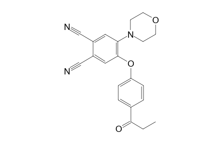 1,2-Benzenedicarbonitrile, 4-(4-morpholinyl)-5-[4-(1-oxopropyl)phenoxy]-