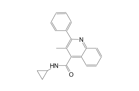N-cyclopropyl-3-methyl-2-phenyl-4-quinolinecarboxamide