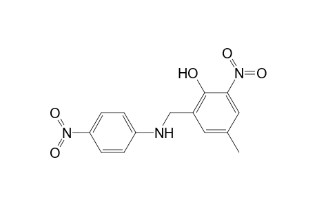 2-Nitro-6-(4-nitrophenylaminomethyl)-p-cresol