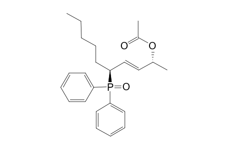 (4RS,5SR,E)-4-Acetoxy-5-(diphenylphosphinoyl)dec-2-ene
