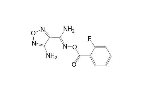 4-amino-N'-[(2-fluorobenzoyl)oxy]-1,2,5-oxadiazole-3-carboximidamide
