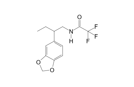 2-(3,4-Methylenedioxyphenyl)butan-1-amine TFA