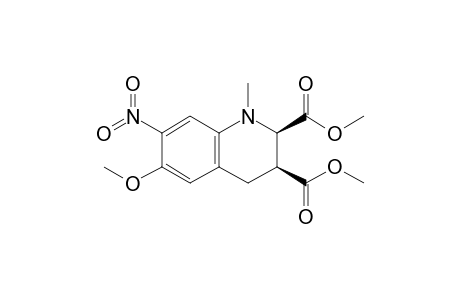 7-Nitro-1-methyl-6-methoxy-2,3-bis[methoxycarbonyl]-1,2,3,4-tetrahydroquinoline