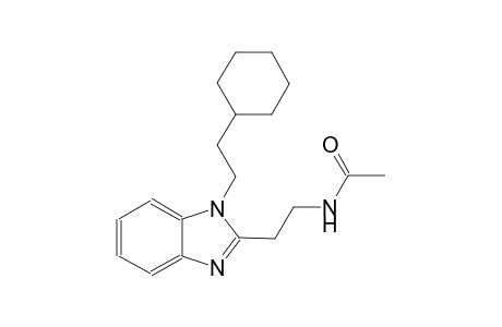 acetamide, N-[2-[1-(2-cyclohexylethyl)-1H-benzimidazol-2-yl]ethyl]-