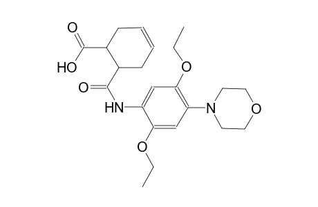 3-cyclohexene-1-carboxylic acid, 6-[[[2,5-diethoxy-4-(4-morpholinyl)phenyl]amino]carbonyl]-