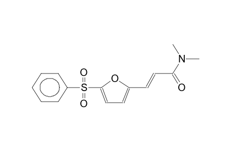 (E)-N,N-DIMETHYL-3-(5-PHENYLSULPHONYL-2-FURYL)ACRYLAMIDE