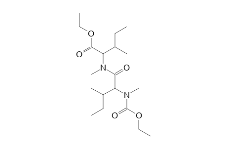 ile-ile, N,N'-Dimethyl-N-ethoxycarbonyl-, ethyl ester (isomer 1)