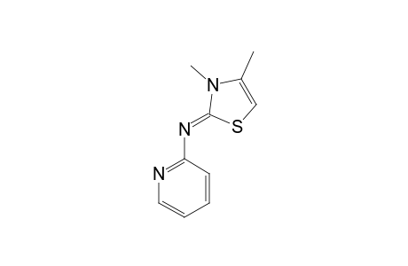 3,4-DIMETHYL-2-(2-PYRIDYLIMINO)-1,3-THIAZOLINE