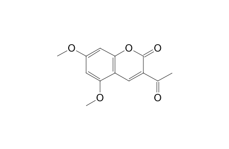 3-Acetyl-5,7-dimethoxycoumarin