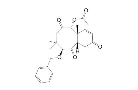 (7R)-3-Benzyloxy-7-Acetoxy-4,4,8-trimethylbicyclo[6.4.0]dodec-9-en-2,6,11-trione