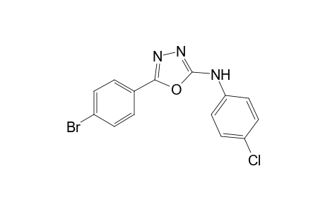 5-(4-Bromophenyl)-N-(4-chlorophenyl)-1,3,4-oxadiazol-2-amine