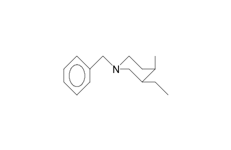 1-Benzyl-cis-3-ethyl-4-methyl-piperidine