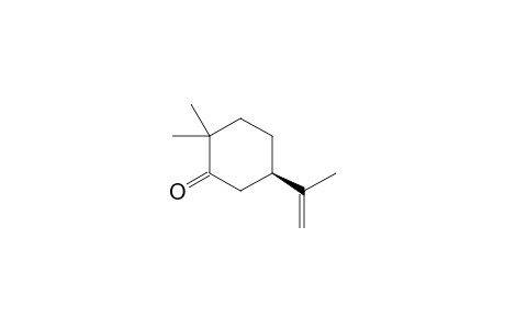 (5R)-2,2-dimethyl-5-(1-methylethenyl)-1-cyclohexanone