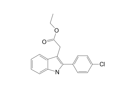 ETHYL-[2-(4-CHLOROPHENYL)-1H-INDOL-3-YL]-ACETATE