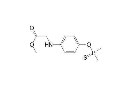 Glycine, N-[4-[(dimethylphosphinothioyl)oxy]phenyl]-, methyl ester
